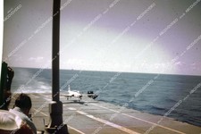 35m-16514 circa 1956 U.S. Naval flight deck operations aircraft carrier USS Shan