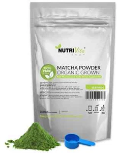 (250 g 8,8 oz) 100 % NUEVO polvo de té verde Matcha cultivado orgánicamente sin OGM - Imagen 1 de 6