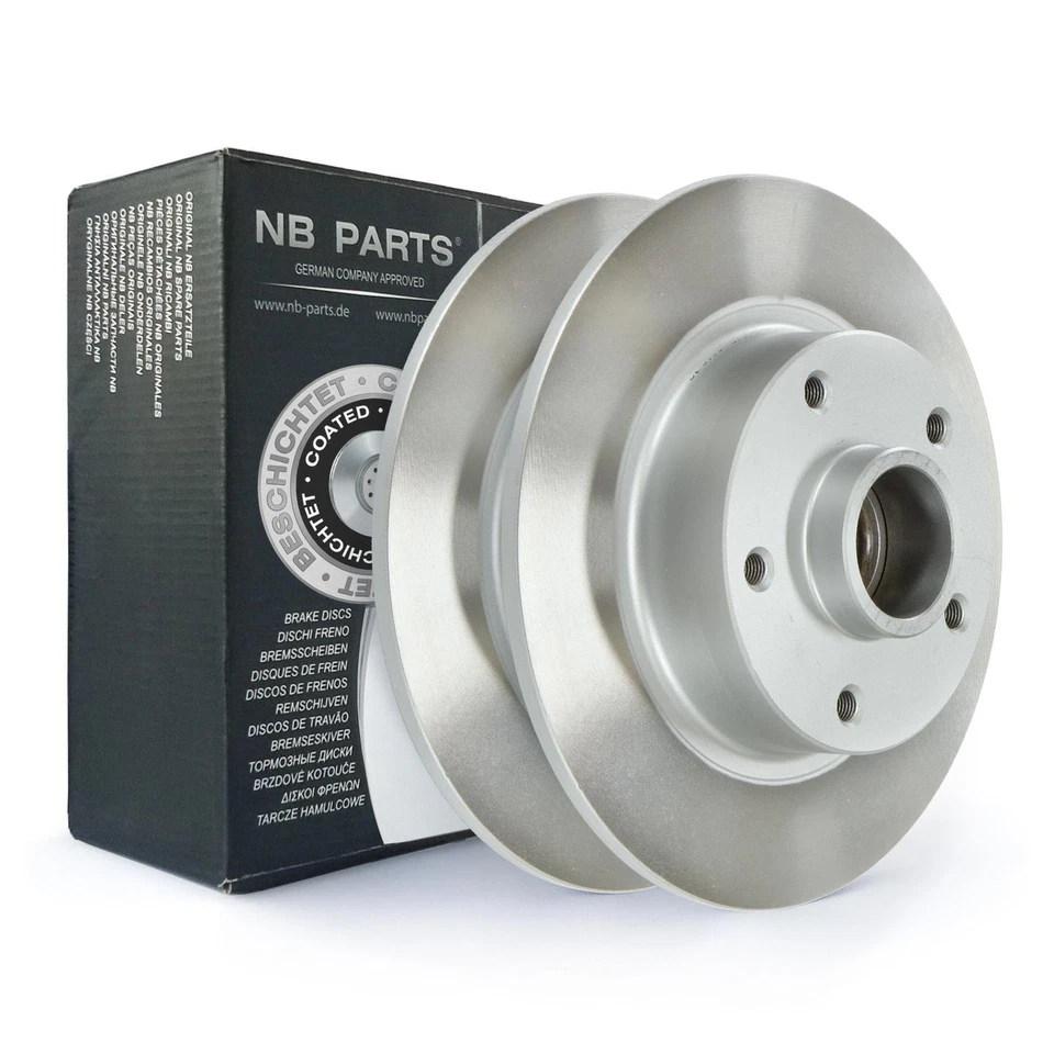 Brake Disc Set Full 260mm Rear for Renault Clio IV Megane Scenic CC III - Image 1 of 2