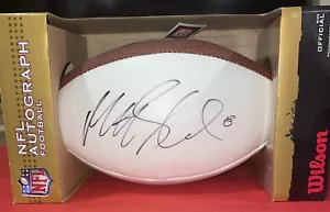 MATT SCHAUB AUTOGRAPHED FOOTBALL NFL HOUSTON TEXANS Wilson Official SIGNED NEW - Picture 1 of 4