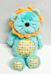 Little Journey Kids Preferred musikalisches Wiegenlied 10 Zoll Plüsch Löwe aquagrün orange - Bild 1 von 3