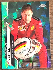 2020 Formula 1 F1 Topps Chrome Sapphire SP Sebastian Vettel IV #3 Aqua /99 - Picture 1 of 3