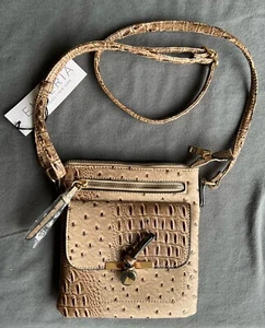 EMPERIA Small Beige Cross Bag 7" x 8 1/2' - Picture 1 of 10