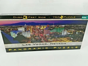 Rompecabezas panorámico de Las Vegas, Nevada 36,25' x 11,25" nuevo en caja - Imagen 1 de 6