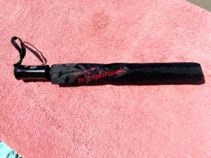 VINTAGE General Motors GM "Mr. Goodwrench" Dealer Promo Black Umbrella Accessory - Picture 1 of 4