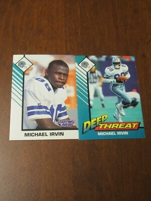 MICHAEL IRVIN 1993 KENNER STARTING LINEUP CARDS - DALLAS COWBOYS - Image 1 of 2