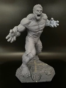 Unpainted Hulk 8K 3D Resin Print 1/6 Scale 42 cm Gift - Picture 1 of 9