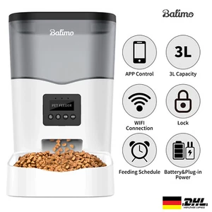 3L WIFI Futterautomat Katze & Hund Automatischer Futterspender Feeder mit Timer - Bild 1 von 9