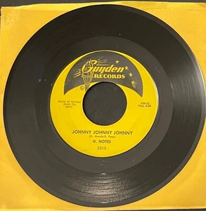 G. NOTES Broken Down Merry Go Round / Johnny Johnny Johnny 1959 EDDIE COCHRAN NM - Imagen 1 de 2