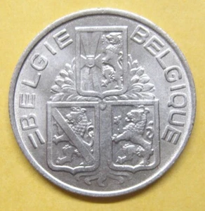 1940 Belgium 1 Franc Take a Look - Picture 1 of 2