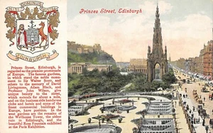 #H3914     EDINBURGH, U.K.     POSTCARD,  PRINCES STREET - Picture 1 of 2