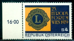 1979 Lions International,Lions-Europa Forum,Austria,Mi.1624,MNH - Picture 1 of 1