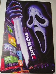 SCREAM VI (6) Tin Sign 8x12 Horror Slasher Sequel Wall Art Ghostface New York - Picture 1 of 2