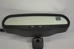 OEM GM Auto Dim Dimming Dual Display Compass Temperature Rear View Mirror 015607 - Picture 1 of 3