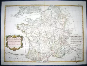 1825 Delamarche Karte GALLIA ANTIQUA - Bild 1 von 1
