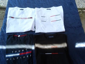 4 x TOMMY HILFIGER Herren T-Shirt Kurzarm Gr. 2 , XL und, 2 L Regular Logo - Bild 1 von 9