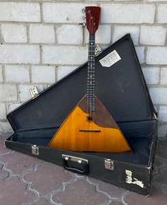 Balalaika Prima Original Konzert Vintage Sowjetisches Volksinstrument - Bild 1 von 20
