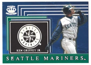 1999 Pacific Crown Collection Ken Griffey Jr #27 Team Checklist Seattle Mariners - Picture 1 of 2