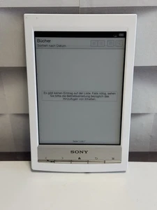 Sony Reader PRS T1 eBook Reader voll funktionsfähig Weiß Gebrauchsspuren - Bild 1 von 7