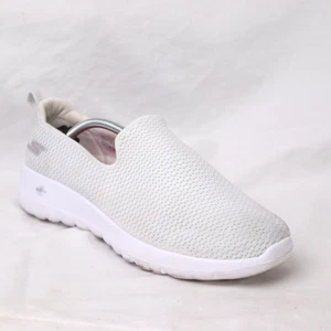 Skechers Go Walk GOGA MAX Woman's 9US 39EU 6UK Slip on White Shoes Comfort Cush - Picture 1 of 15