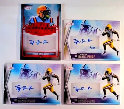 RC AUTOs PARALLELs LOT * TYRION DAVIS-PRICE * 2022 Sage Sneak Peak Performance🤑 - Image 1 of 4