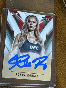 2017 Topps Chrome UFC - Fire #UF-RR firmado Ronda Rousey. Prueba de fotos  - Imagen 1 de 6