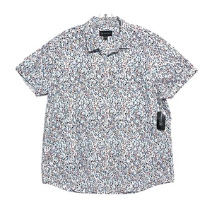 INC Colorful Geometric Button Shirt Mens XXL NWT Preppy Vacation Resort Loud - Picture 1 of 7