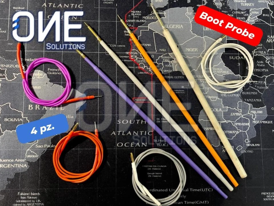 Kit 4 Puntali Programmazione Boot Trasdata bFlash Flex cavi collegamento Probe - Immagine 1 di 1