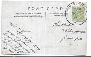 NEU Southgate Skelton Poststempel auf King Edward VII 1/2d grüne Postkarte Ref 320 - Bild 1 von 2