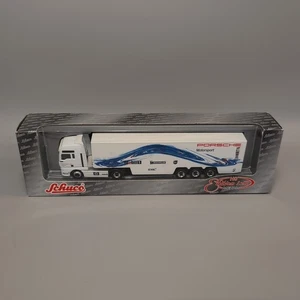 Schuco H0 22661 MAN Koffersattelzug Porsche Motorsport weiß 1:87 NEU OVP #7 - Bild 1 von 3