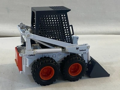 Toy Bobcat 610 Clark Skid Steer Loader 1:25 Scale White Arms SHOWS WEAR/USE - Image 1 of 4