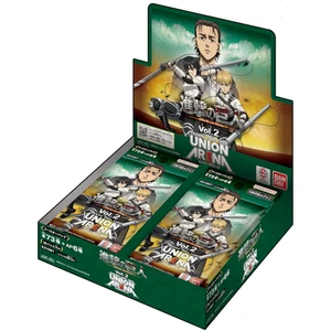 UNION ARENA Attack On Titan Vol.2 Booster BOX EX10BT Giapponese 2025 Sigillato Nuovo - Foto 1 di 24
