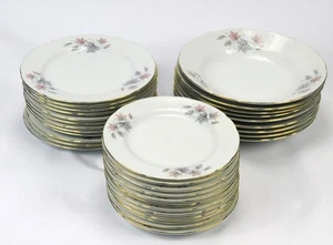 Yamatsu Japan 36 Viktorianisches Porzellan Luxus Porzellan Abendessen Salat Suppe Schüssel Teller - Bild 1 von 13