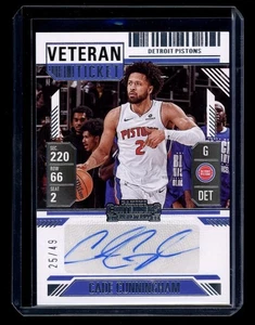 2024-25 Panini Contenders Veteran Ticket Cade Cunningham Autograph Auto /49 - Picture 1 of 2