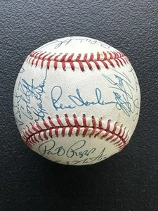 Florida Marlins 1993 stagione inaugurale SQUADRA FIRMATA ufficiale NL baseball 32 sigs - Foto 1 di 10