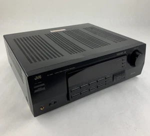 JVC RX-558V Audio Receiver Black Tested Vintage No Remote - Picture 1 of 11