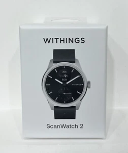 (oos) Withings ScanWatch 2 (noir / argent) (42 mm) (modèle HWA10 4-tout compris) - Photo 1 sur 3