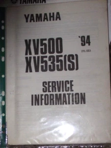 YAMAHA XV500 / XV535S 1994 SERVICE INFORMATJON MANUAL (CONTENTS LISTED).. - Picture 1 of 1