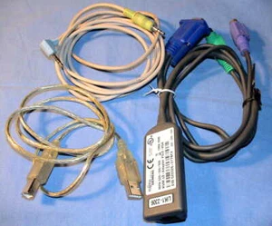 Fujitsu Siemens 520-326-508 KVM S2 PS/2 VGA Adapter Speaker FireWire Cable Kabel - Bild 1 von 7