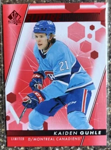 2022-23 SP Authentic KAIDEN GULE Future Watch RC RED #146 Canadiens A906 - Bild 1 von 2