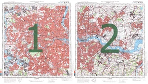 Mapas topográficos militares soviéticos rusos - LONDRES 1:100 000, edición 1983, REIMPRESO - Imagen 1 de 11