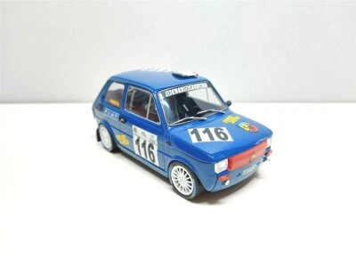Fiat 126 Abarth Racing Cronoscalata OlioFiat #116 - 1/18 Artigianale base MCG - Immagine 1 di 4