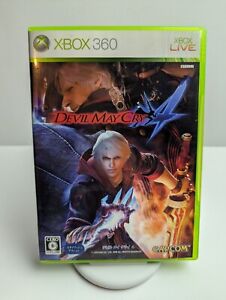 Devil May Cry 4 DMC XBOX 360 Japan Import CIB Complete Nice Condition Japanese