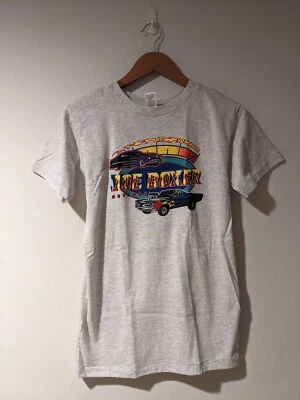 Camiseta Grande Vintage Años 90 Joe Boxer Hot Rods Racing Speedway Ford Chevy Juvenil Foto 1 de 4