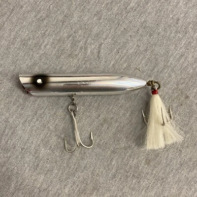 Señuelo Creek Chub Striper Strike 1900 cromado metálico 1-3/4 oz CrankBait 4-3/4 pulgadas Foto 1 de 4