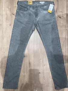 BNWT H M Slim Low Waist Grey Jeans 33R - Picture 1 of 4