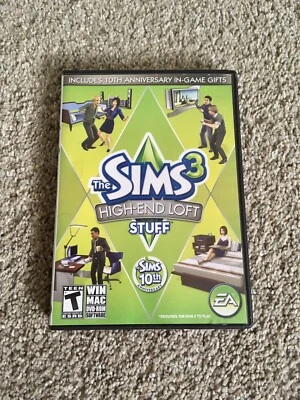 *NO SCRATCHES* The Sims 3 High-End Loft Stuff PC The sims 10th Anniv. W/Manual - Image 1 of 4