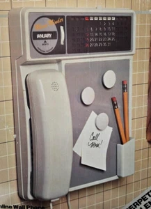 Teléfono de pared delgado Soundesign vintage con tablero de mensajes 7070IVY - Imagen 1 de 11