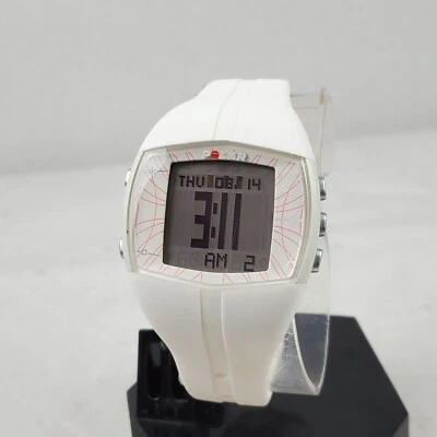 RELÓGIO FEMININO ESPORTIVO MONITOR DE FREQUÊNCIA CARDÍACA BRANCO FLUXO POLAR FT40 BATERIA NOVA  - Imagem 1 de 4