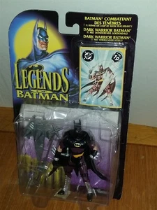 LEGENDS OF BATMAN DARK WARRIOR BATMAN COMBATTANT FIGURE #19 DC KENNER < - Picture 1 of 5